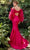 Andrea and Leo A1208 - Feathered Sleeve Mermaid Gown Special Occasion Dress