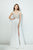 Angela & Alison - 81037 Sequined Evening Dress with Slit Special Occasion Dress