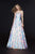 Angela & Alison - 91017 Sequined Strapless A-Line Gown Special Occasion Dress 0 / Pink