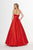 Angela & Alison - 91071 Deep Sweetheart Satin A-line Dress Special Occasion Dress