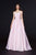 Angela & Alison - 91137 Strapless Asymmetrical Pleated Ballgown Ball Gowns 0 / Pink