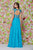 Angela & Alison Keyhole Cutout Sweetheart Embellished A-Line Gown CCSALE 6 / Sky Blue
