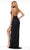 Ashley Lauren - 11068 Beaded Deep Halter V Neck Long Dress Evening Dresses