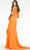 Ashley Lauren - 11117 Long Sleeve One Shoulder Gown Special Occasion Dress