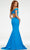 Ashley Lauren - 11118 Cross Strap Back Long Gown Evening Dresses