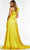 Ashley Lauren - 11134 Ruched Satin Overskirt Gown Prom Dresses