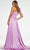 Ashley Lauren - 11134 Ruched Satin Overskirt Gown Prom Dresses