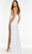 Ashley Lauren - 11151 Beaded Chiffon Draped Romper Cocktail Dresses