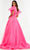 Ashley Lauren 11153 - Voluminous A-line Plunging Gown Prom Dresses