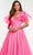 Ashley Lauren 11153 - Voluminous A-line Plunging Gown Prom Dresses