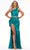 Ashley Lauren - 11164 One Shoulder Draped Gown Prom Dresses 0 / Jade