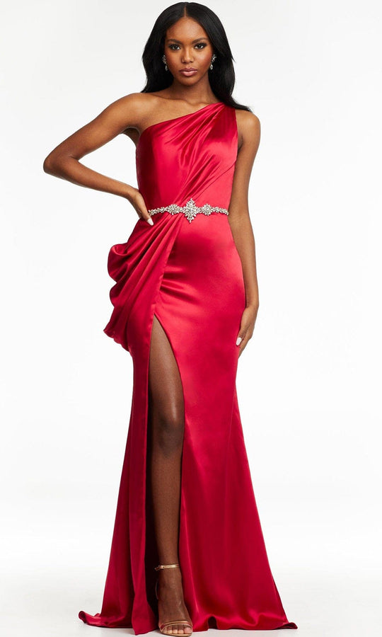 Ashley Lauren - 11164 One Shoulder Draped Gown
