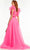 Ashley Lauren - 11166 Ruffled V-Neck A-Line Gown Prom Dresses