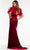 Ashley Lauren - 11172 Ruffled Shoulder High Slit Gown Pageant Dresses
