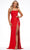 Ashley Lauren - 11184 Bead-Trimmed Slit Gown Special Occasion Dress