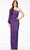 Ashley Lauren 11194 - Bishop One-Shoulder Sleeve Long Dress Special Occasion Dress 00 / Purple