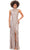 Ashley Lauren 11198 - High Neck Ruffled Evening Gown Evening Gown