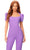 Ashley Lauren 11218 - Puff Sleeve Scuba Jumpsuit Special Occasion Dress
