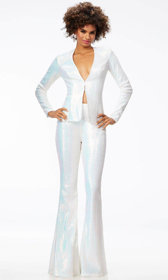 Ashley Lauren 11223 - Long Sleeve Blazer Jumpsuit