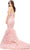 Ashley Lauren 11232 - Asymmetric Strap Tulle Mermaid Gown Special Occasion Dress