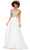 Ashley Lauren 11253 - Cold Shoulder Prom Gown Special Occasion Dress 0 / Ivory