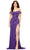 Ashley Lauren 11257 - Sweetheart Off- Shoulder Evening Gown Special Occasion Dress 0 / Purple