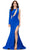 Ashley Lauren 11272 - Cutout One-Shoulder Prom Dress Special Occasion Dress 00 / Royal