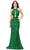 Ashley Lauren 11286 - Sequin Sleeveless Gown Special Occasion Dress 0 / Emerald