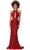 Ashley Lauren 11286 - Sequin Sleeveless Gown Special Occasion Dress 0 / Red