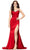 Ashley Lauren 11298 - Ruched Sweetheart Evening Gown Evening Gown 00 / Red