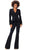Ashley Lauren 11315 - Long Sleeve Two-Piece Pantsuit Special Occasion Dress 0 / Black