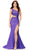 Ashley Lauren 11337 - Asymmetric Neck Mermaid Prom Gown Prom Gown 00 / Violet