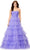 Ashley Lauren 11343 - Strapless Ruched Bodice Ballgown Special Occasion Dress 00 / Orchid