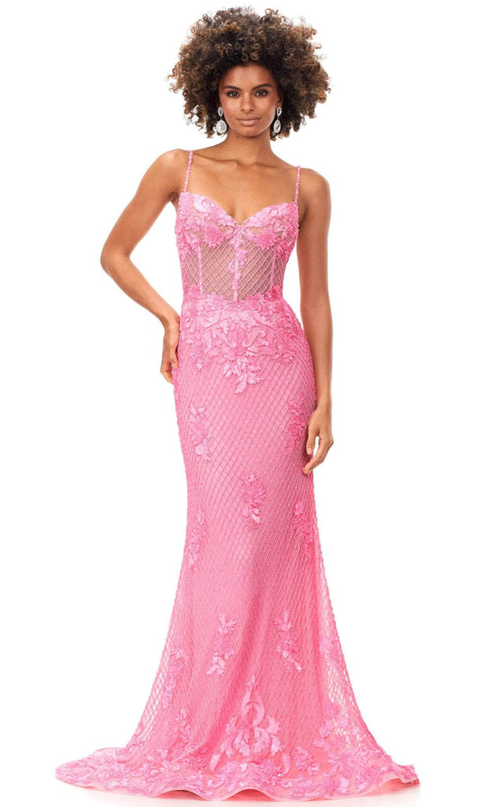 Ashley Lauren 11362 - Beaded Sweetheart Prom Dress
