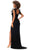 Ashley Lauren 11367 - Beaded High Slit Evening Gown Evening Gown
