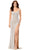 Ashley Lauren 11368 - Sleeveless Beaded Evening Gown Evening Gown 0 / Ivory/Nude