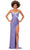 Ashley Lauren 11368 - Sleeveless Beaded Evening Gown Evening Gown 0 / Lilac