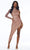 Ashley Lauren - 1975 One Sleeved Asymmetrical Hi-Low Hem Sequin Dress Evening Dresses 0 / Rose Gold