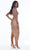 Ashley Lauren - 1975 One Sleeved Asymmetrical Hi-Low Hem Sequin Dress Evening Dresses
