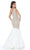 Ashley Lauren - 1981 One Shoulder Crystal Studded Trumpet Gown Evening Dresses