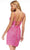 Ashley Lauren - 4436 Plunging V-Neck Empire Sheath Dress Cocktail Dresses