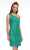 Ashley Lauren - 4469 Beaded One-Shoulder Lace-Up Back Dress - 1 pc Jade In Size 0 Available CCSALE 0 / Jade