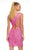 Ashley Lauren - 4469 Cutout Lace-up Back Fully Beaded Cocktail Dress Cocktail Dresses