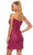 Ashley Lauren - 4474 V-Neck Sheath Cocktail Dress Cocktail Dresses