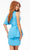 Ashley Lauren 4476 - Single Flounce Sleeve Short Dress Cocktail Dresses
