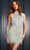 Ashley Lauren - 4486 Halter Rainbow Fringe Short Dress Cocktail Dresses