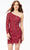 Ashley Lauren 4498 - Fully Sequined Cocktail Dress Special Occasion Dress 0 / Ruby Red