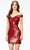 Ashley Lauren 4522 - Off-Shoulder Sequin Cocktail Dress Special Occasion Dress