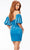 Ashley Lauren 4525 - Detachable Puff Sleeves Cocktail Dress Special Occasion Dress