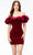 Ashley Lauren 4528 - Off Shoulder Ruffle Cocktail Dress Special Occasion Dress